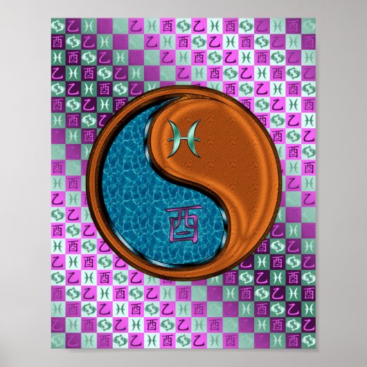 Vissen & Hout Haan Poster (Voorkant)