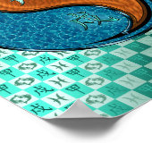 Vissen & Hout Hond Poster (Hoek)