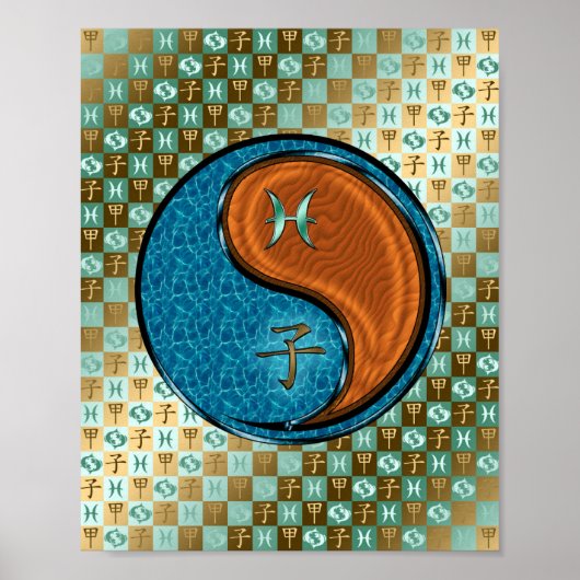 Vissen & Hout Rat Poster (Voorkant)