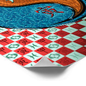 Vissen & Hout Tijger Poster (Hoek)