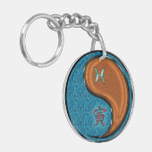 Vissen & Hout Tijger Sleutelhanger (Voorkant Links)