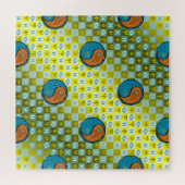 Vissen & Houten Aap Legpuzzel (Horizontaal)