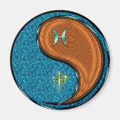 Vissen & Houten Aap Magneet (Voorkant)