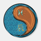 Vissen & Houten Draak Magneet (Voorkant)
