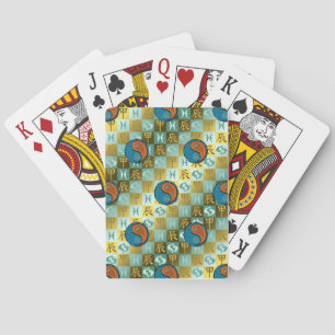 Vissen & Houten Draak Pokerkaarten