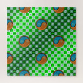 Vissen & Houten Geit Legpuzzel (Horizontaal)