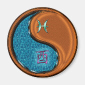 Vissen & Houten Haan Magneet (Voorkant)