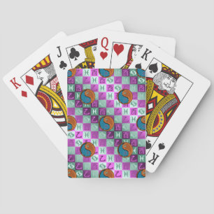 Vissen & Houten Haan Pokerkaarten