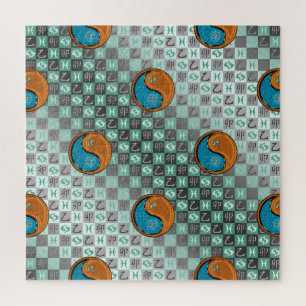 Vissen & Houten Konijn Legpuzzel