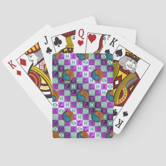 Vissen & Houten Varken Pokerkaarten (Achterkant)