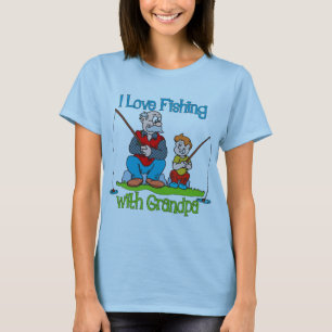 Vissen - Ik hou van Gevist met opa T-shirt