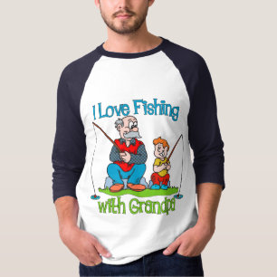 Vissen - Ik hou van Gevist met opa T-shirt
