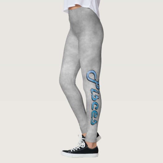 Vissen in Aquamarijn Leggings (Links)