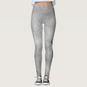 Vissen in Aquamarijn Leggings (Voorkant)
