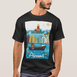 Vissen in de Hemel-herdenking T-shirt
