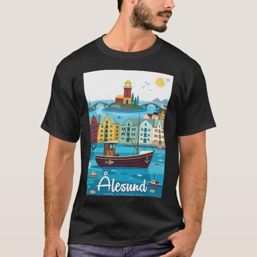 Vissen in de Hemel-herdenking T-shirt (Voorkant)