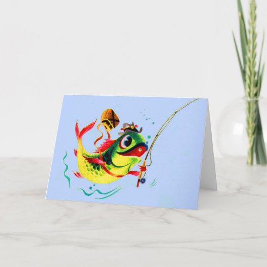 Vissen in de jaren veertig kaart (Voorkant)