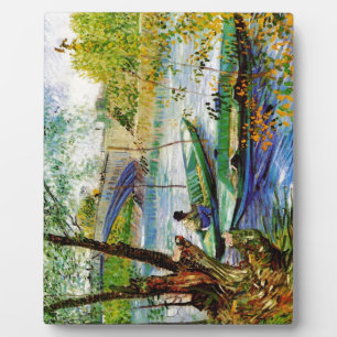 Vissen in de lente, Vincent van Gogh. Mooi vis Fotoplaat