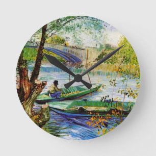 Vissen in de lente, Vincent van Gogh. Mooi vis Ronde Klok