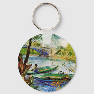 Vissen in de lente Vincent van Gogh Sleutelhanger