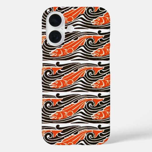 VISSEN IN DE WAVELS VAN DE ZEE Case-Mate iPhone CASE (Achterkant)