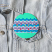 vissen in de zee ronde button 4,0 cm (In situ)