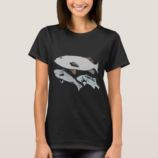 Vissen In De Zee T-shirt (Voorkant)