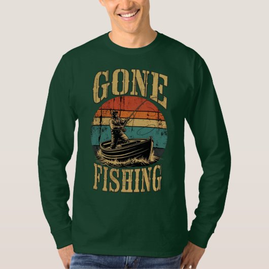 Vissen in de zonsondergang T-shirt (Voorkant)
