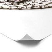 Vissen in een net poster (Hoek)