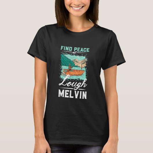 Vissen in Lough Melvin T-shirt (Voorkant)