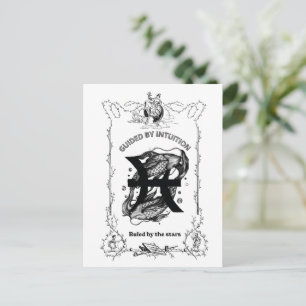 Vissen Intuïtie Hemels Ontwerp Briefkaart
