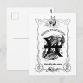 Vissen Intuïtie Hemels Ontwerp Briefkaart (Voorkant / Achterkant)