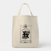 Vissen Intuïtie Hemels Ontwerp Tote Bag (Achterkant)