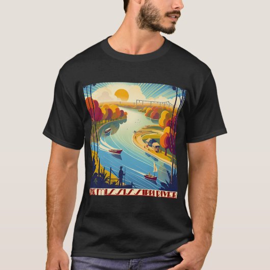 Vissen is Bedrijf T-shirt (Voorkant)