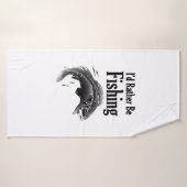 Vissen is beter vis badhanddoek (Badhanddoek)