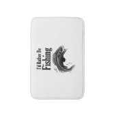 Vissen is beter vis badmat (Voorkant Verticaal)