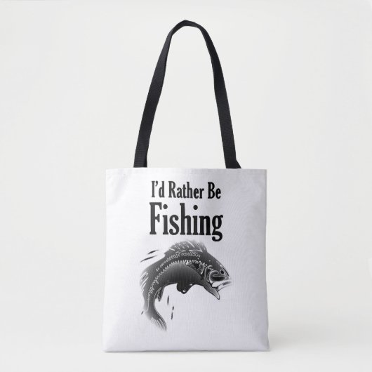 Vissen is beter vis tote bag (Voorkant)