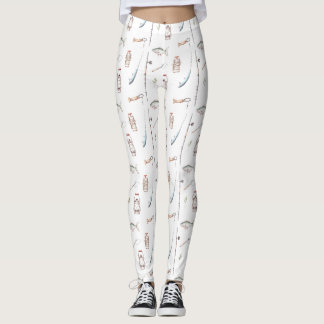 Vissen Is De Sport Om Wormen Te Verdrinken Leggings