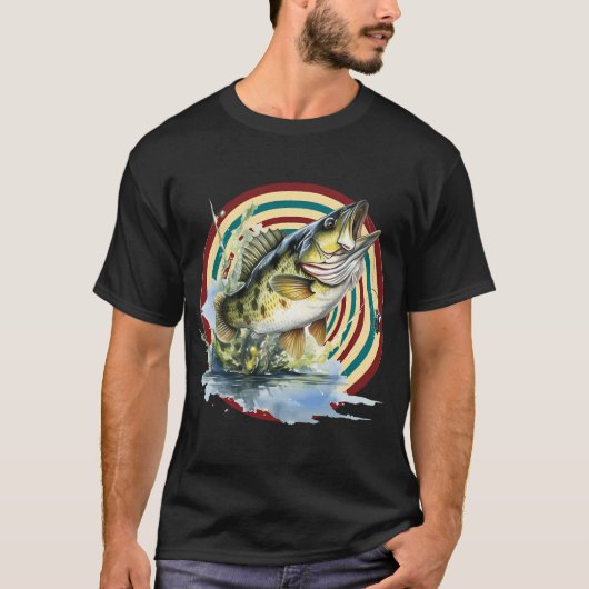 Vissen is het beste t-shirt (Voorkant)
