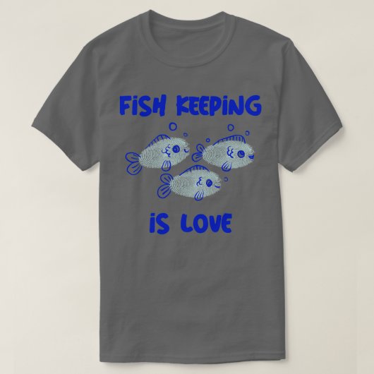 Vissen is liefde t-shirt (Design voorkant)
