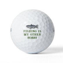 Vissen is mijn andere hobby Mullet Fish Golf Balls