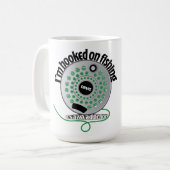 Vissen Is Mijn Grote Verslaving Koffiemok (Voorkant links)