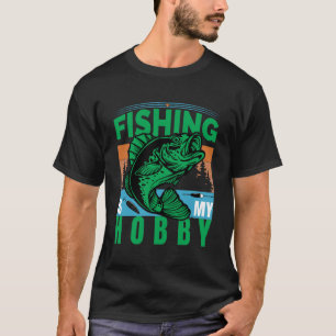 Vissen is mijn hobby t-shirt