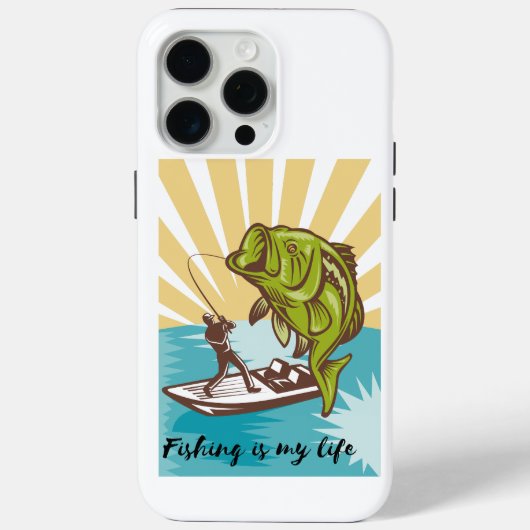 vissen is mijn leven Case-Mate iPhone case (Achterkant)