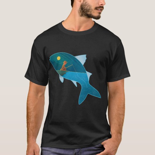 Vissen Is Mijn Passie T-shirt (Voorkant)