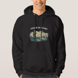 Vissen is mijn passie Vintage Buitenman Angelaar S Hoodie