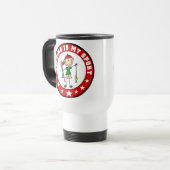 Vissen is mijn sportreismoug reisbeker (Voorkant links)