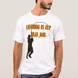 Vissen is mijn taak t-shirt