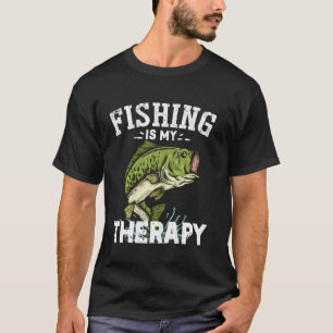 Vissen Is Mijn Therapie Grappige Vissen Mannen & V T-shirt