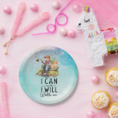 Vissen is mijn therapie papieren bordje (Feest)